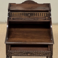 19th Century French Louis XVI Fruitwood Cylinder Cabinet ~ Nightstand