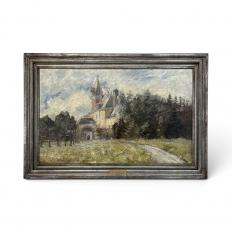 19th Century Framed Oil Painting on Canvas by Leon Philippet (1843-1906)