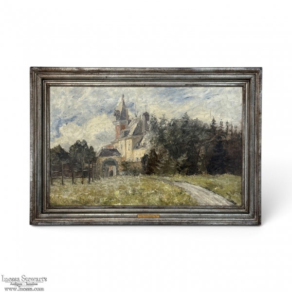 19th Century Framed Oil Painting on Canvas by Leon Philippet (1843-1906)