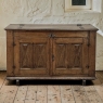 18th Century Dutch Hand-Carved Oak Trunk Adapted as Buffet