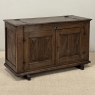 18th Century Dutch Hand-Carved Oak Trunk Adapted as Buffet