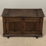 18th Century Dutch Hand-Carved Oak Trunk Adapted as Buffet