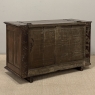 18th Century Dutch Hand-Carved Oak Trunk Adapted as Buffet
