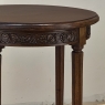 Antique French Louis XVI Style Hand Carved Walnut Guéridon ~ Side Table