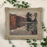 Framed Oil Painting on Canvas by Jean Stevan (1896-1962) 'The Pond in Autumn' Dated 1930