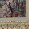 Framed Oil Painting on Canvas by Jean Stevan (1896-1962) 'The Pond in Autumn' Dated 1930