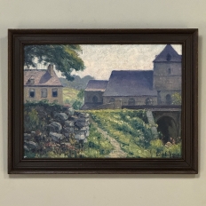 Framed Oil Painting on Canvas by Eugene Colignon (1876-1961)