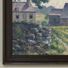 Framed Oil Painting on Canvas by Eugene Colignon (1876-1961)