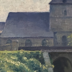 Framed Oil Painting on Canvas by Eugene Colignon (1876-1961)
