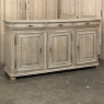18th Century Country French Neoclassical Stripped Oak Buffet