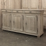 18th Century Country French Neoclassical Stripped Oak Buffet