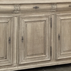 18th Century Country French Neoclassical Stripped Oak Buffet