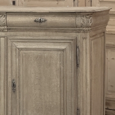 18th Century Country French Neoclassical Stripped Oak Buffet