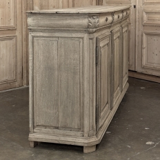 18th Century Country French Neoclassical Stripped Oak Buffet