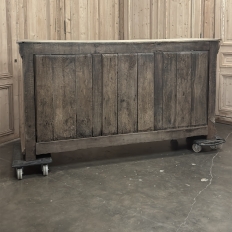 18th Century Country French Neoclassical Stripped Oak Buffet