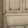 18th Century Dutch Neoclassical Stripped Oak Secretary ~ Bookcase