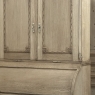 18th Century Dutch Neoclassical Stripped Oak Secretary ~ Bookcase