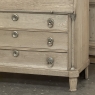 18th Century Dutch Neoclassical Stripped Oak Secretary ~ Bookcase