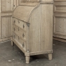 18th Century Dutch Neoclassical Stripped Oak Secretary ~ Bookcase