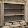 18th Century Dutch Neoclassical Stripped Oak Secretary ~ Bookcase