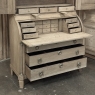 18th Century Dutch Neoclassical Stripped Oak Secretary ~ Bookcase
