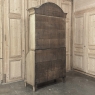 18th Century Dutch Neoclassical Stripped Oak Secretary ~ Bookcase