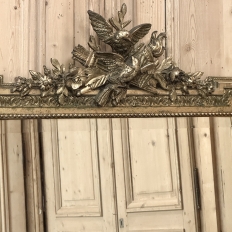 19th Century French Louis XVI Giltwood Mirror with Lovebirds