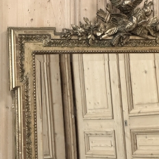 19th Century French Louis XVI Giltwood Mirror with Lovebirds