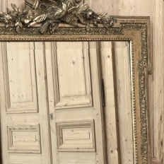 19th Century French Louis XVI Giltwood Mirror with Lovebirds