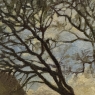 Framed Oil Painting on Canvas by Victor Mullie 'Farmyard Beneath the Trees'