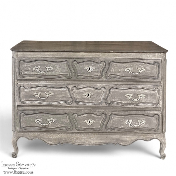 18th Century Country French Painted Commode
