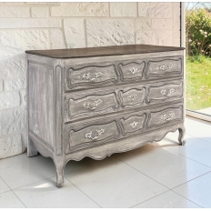 18th Century Country French Painted Commode
