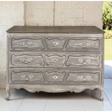 18th Century Country French Painted Commode