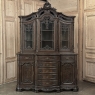 19th Century Country French Régence Liégeois Oak China Buffet