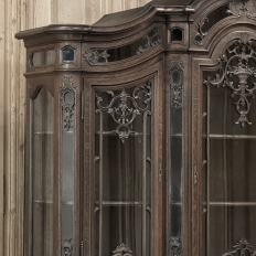 19th Century Country French Régence Liégeois Oak China Buffet