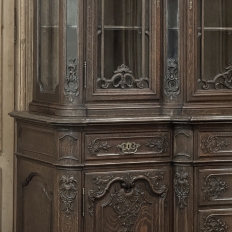 19th Century Country French Régence Liégeois Oak China Buffet