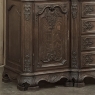 19th Century Country French Régence Liégeois Oak China Buffet