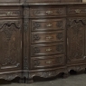 19th Century Country French Régence Liégeois Oak China Buffet