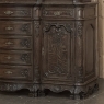 19th Century Country French Régence Liégeois Oak China Buffet
