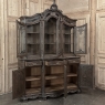 19th Century Country French Régence Liégeois Oak China Buffet