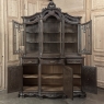 19th Century Country French Régence Liégeois Oak China Buffet
