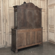 19th Century Country French Régence Liégeois Oak China Buffet