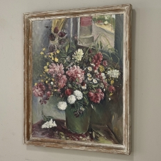 Framed Oil Painting on Canvas by Henri Dufaux (1879-1980)