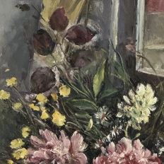 Framed Oil Painting on Canvas by Henri Dufaux (1879-1980)