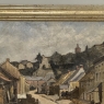 19th Century Framed Oil Painting on Canvas by Henri Orban (1836-1904) 'Esneux'