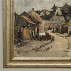 19th Century Framed Oil Painting on Canvas by Henri Orban (1836-1904) 'Esneux'