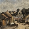 19th Century Framed Oil Painting on Canvas by Henri Orban (1836-1904) 'Esneux'