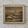 Framed Oil Painting on Board by Maurice Fourneau (1900-1990) 'Winter Village'