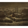 Framed Oil Painting on Board by Maurice Fourneau (1900-1990) 'Winter Village'