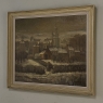 Framed Oil Painting on Board by Maurice Fourneau (1900-1990) 'Winter Village'